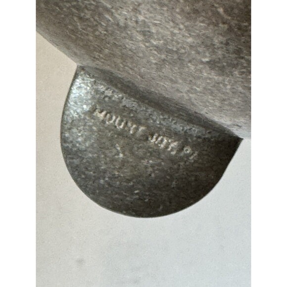 Wilton Pewter Bear Face Mug Child Cup  Hallmarks/Makers Marks on ear - Picture 10 of 11